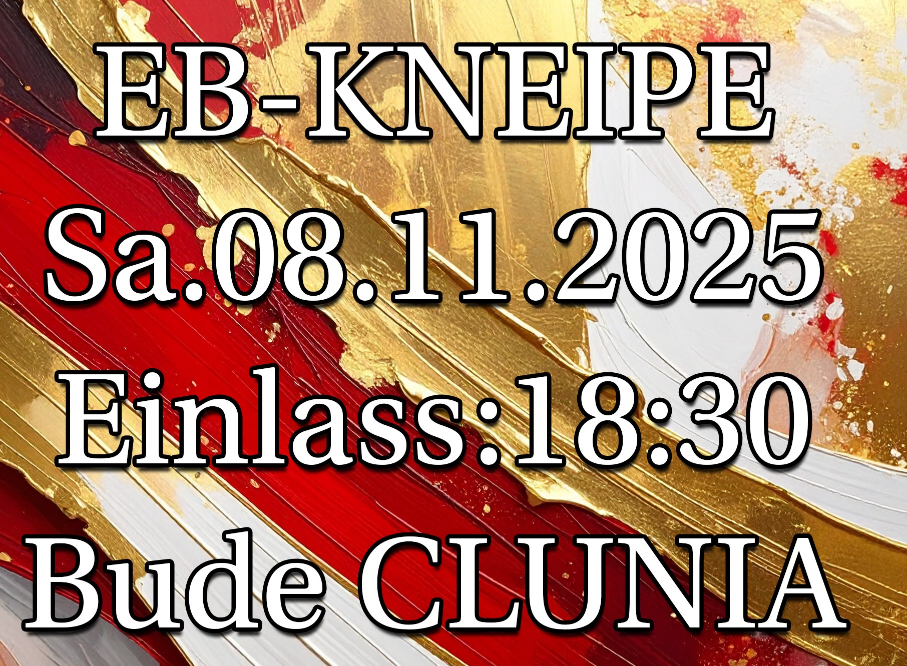 Einladung - Ehrenburschenkneipe